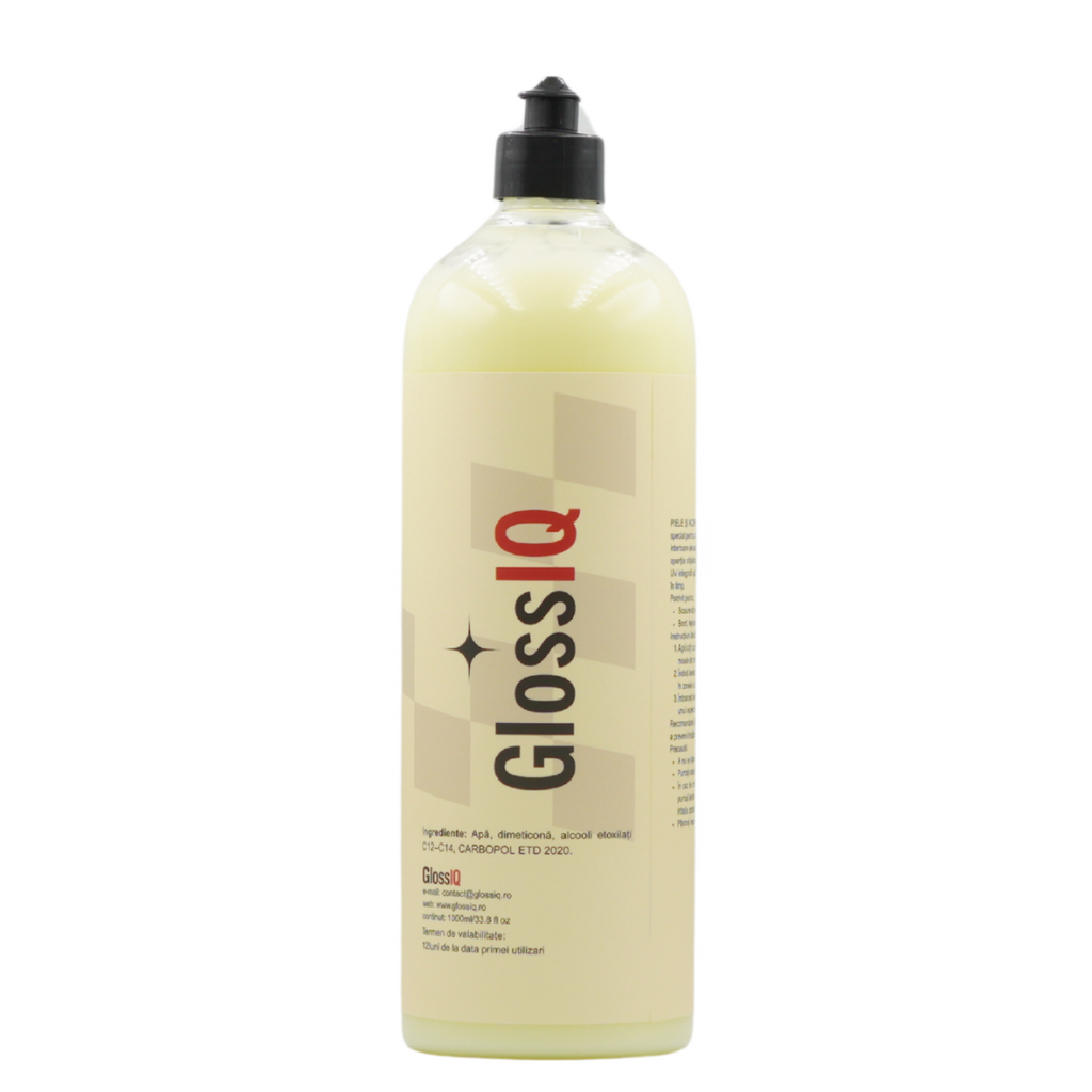 Piele & Interior IQ7 – Crema de ingrijire si protectie, 1000 ml